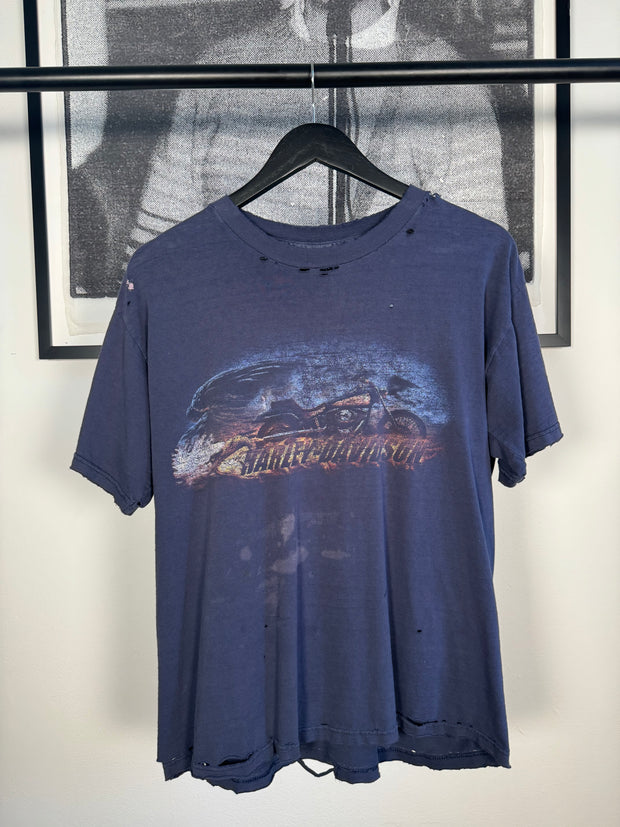 90'S BLOWN OUT HARLEY DAVIDSON WICHITA EAGLE SHIRT