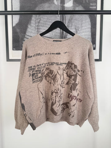 RARE FALL/WINTER 2021 “DRAMA OF OPIUM” MERINO WOOL SWEATER