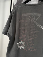 PERFECTLY THRASHED & FADED 90's SOCIAL DISTORTION DICE MARTINI & 8-BALL TOUR DATE SHIRT