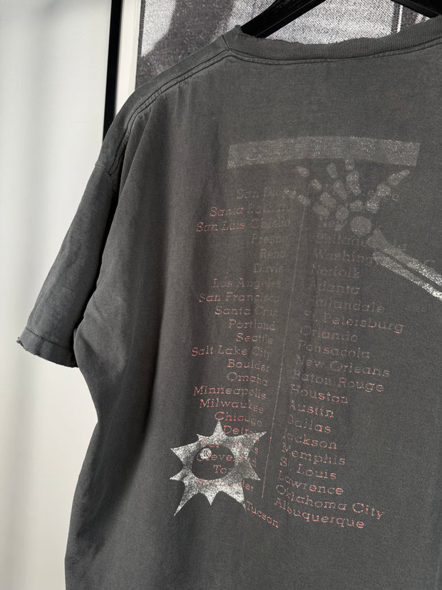 PERFECTLY THRASHED & FADED 90's SOCIAL DISTORTION DICE MARTINI & 8-BALL TOUR DATE SHIRT