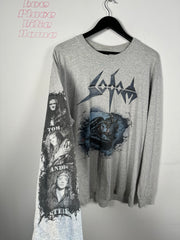 GRAIL 90'S GERMAN BLACK METAL "SODOM" LONG SLEEVE SHIRT
