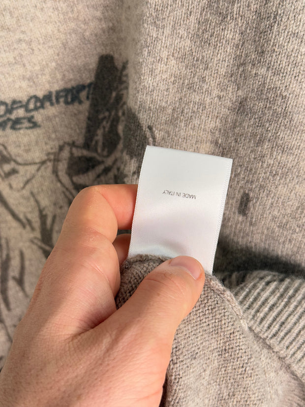RARE FALL/WINTER 2021 “DRAMA OF OPIUM” MERINO WOOL SWEATER