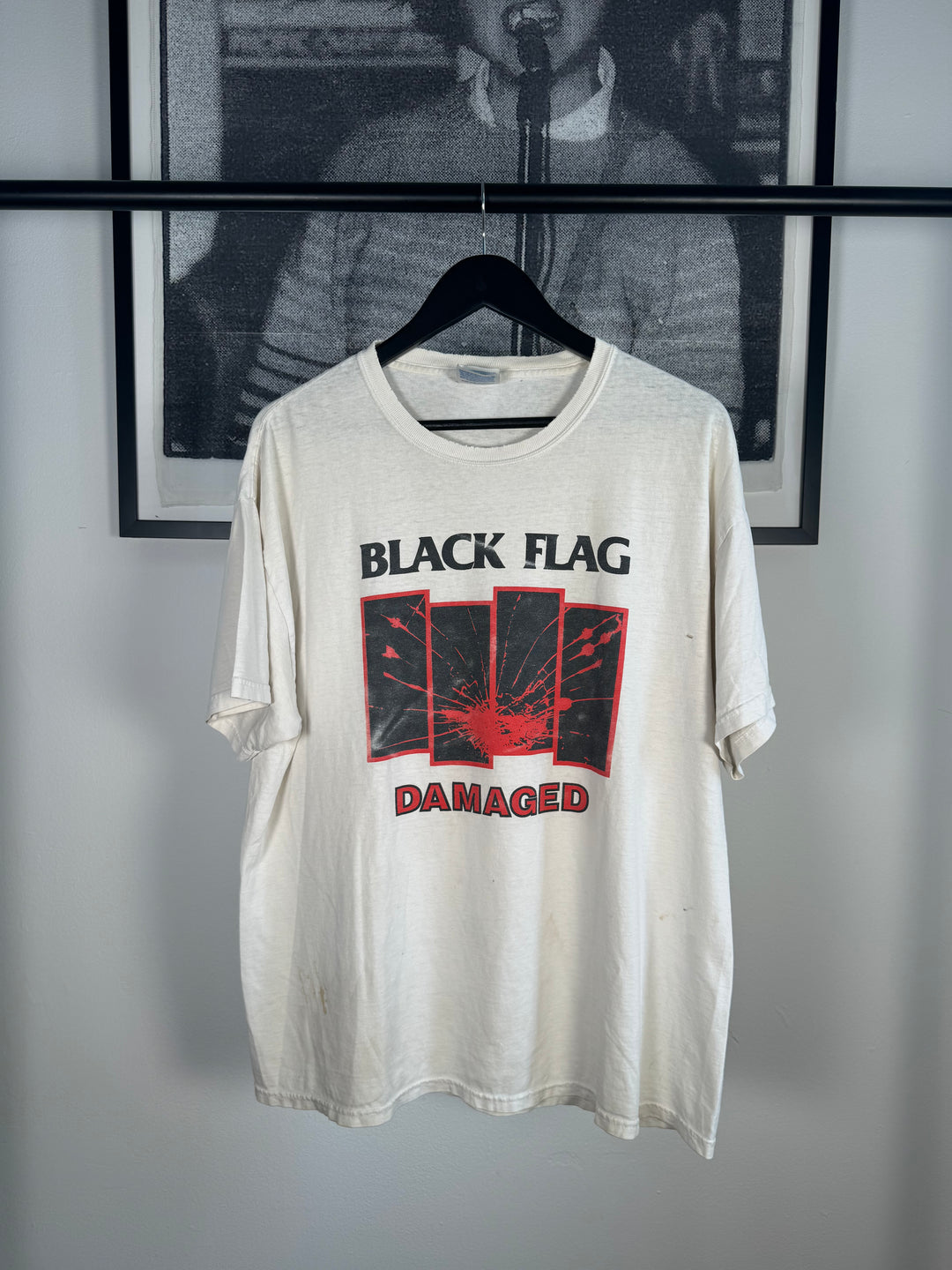 GRAIL 90'S AGED BLACK FLAG DAMAGED SHIRT – Low Place Like Home