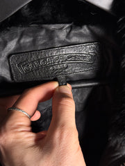 ULTIMATE GRAIL EARLY 2000's MINK COLLAR WAXED COTTON UTILITY JACKET