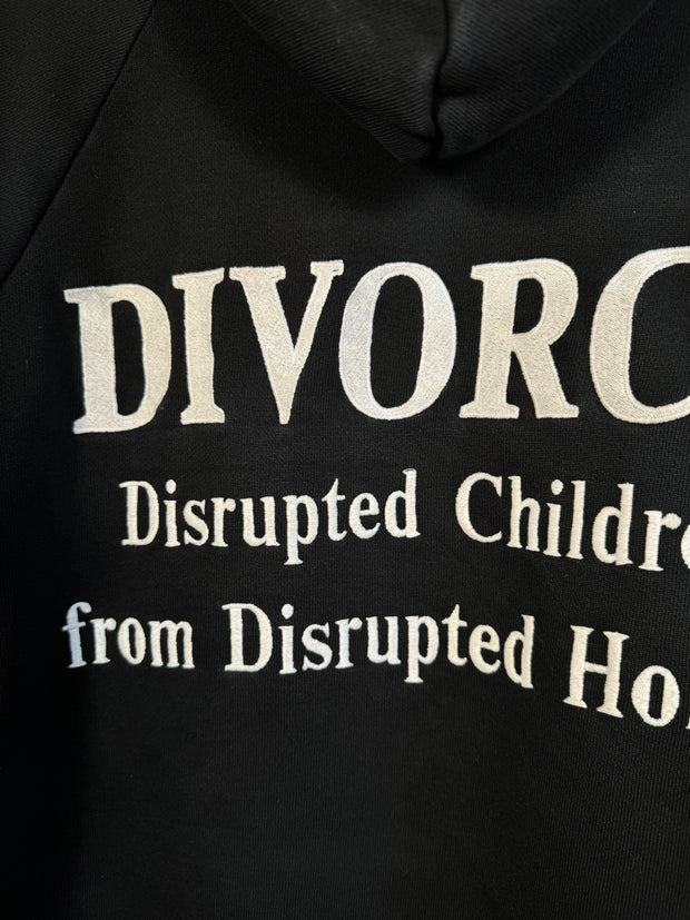 ULTIMATE GRAIL FALL/WINTER 2017 GOLDEN ERA BLACK "DIVORCE" HOODIE