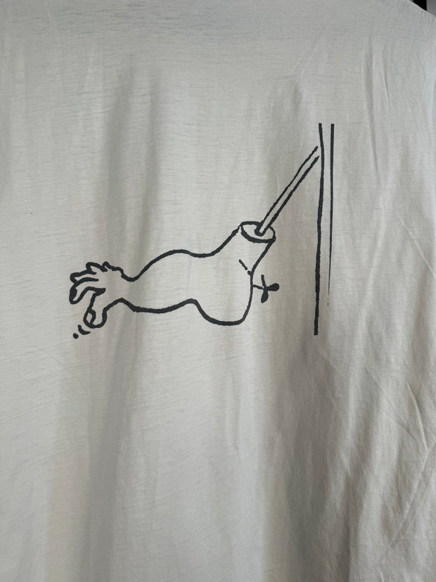 INCREDIBLE 80'S THE CELIBATE RIFLES ARABIC/CHINESE SPELLOUT SHIRT