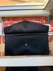 ULTIMATE GRAIL EARLY 2000'S "FUCK YOU" SLEEPING MASK IN .925 SILVER, SILK, & COWSKIN LEATHER w/ CARRYING CASE