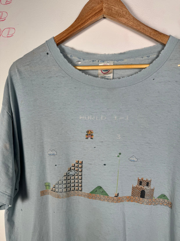 90'S THRASHED SUPER MARIO SHIRT