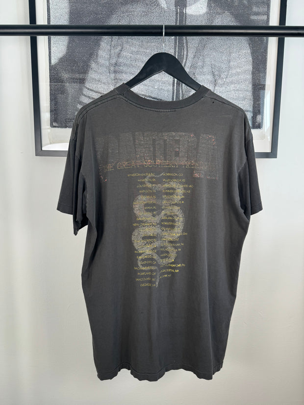VINTAGE GRAIL: OG 1996 PANTERA "THE GREAT SOUTHERN TRENDKILL" THRASHED & FADED TOUR SHIRT