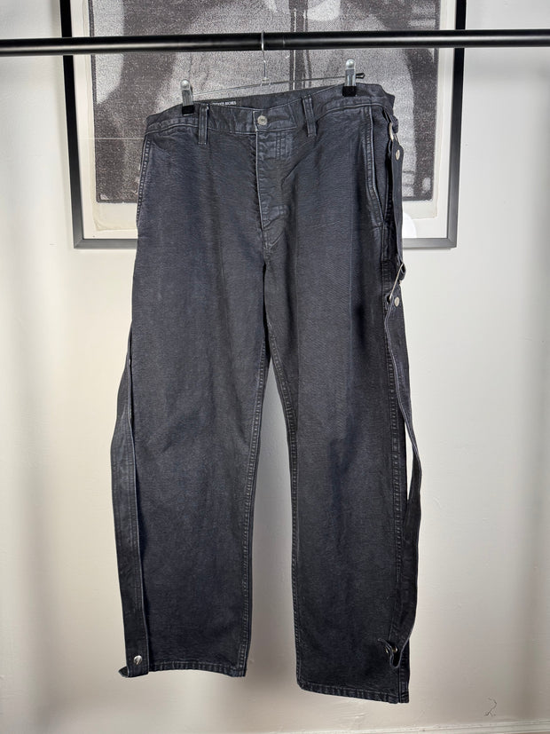 RARE FALL/WINTER 2022 BONDAGE HARNESS DENIM JEANS