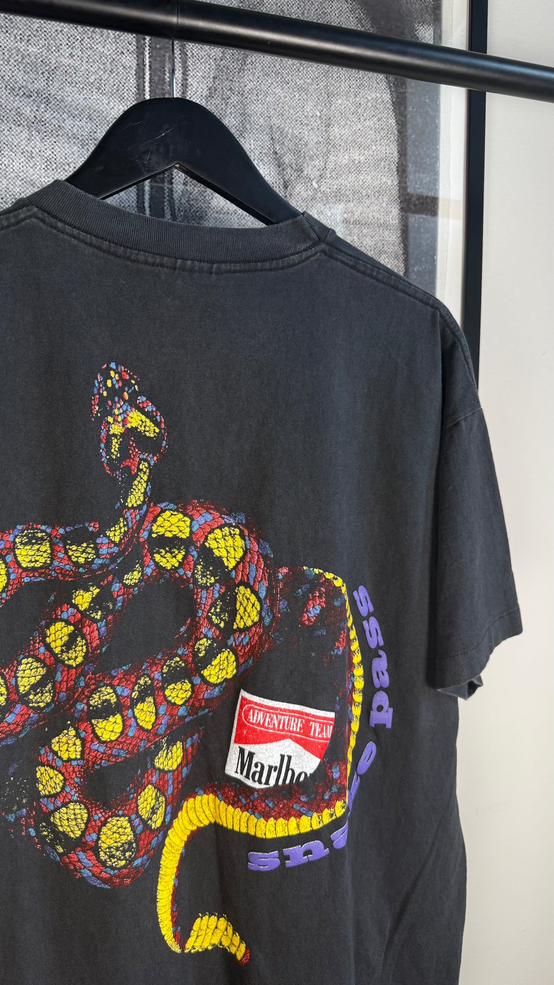 ICONIC RAREST MARLBORO SHIRT OF ALL TIME: 90s FADED SNAKE PASS