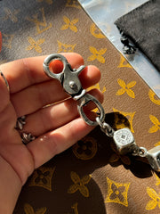 ULTIMATE GRAIL SPECIAL ORDER 18 INCH .925 SILVER "DICE" WALLET CHAIN