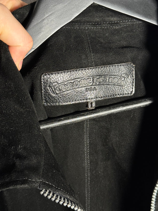 ULTIMATE CHROME GRAIL 1991 SUEDE .925 SILVER CUFF WESTERN FLEUR JACKET