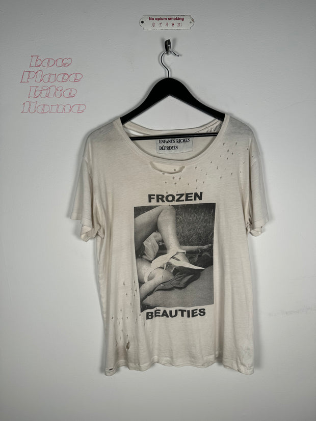 ULTIMATE GRAIL 2015 HAND DISTRESSED "FROZEN BEAUTIES" SHIRT