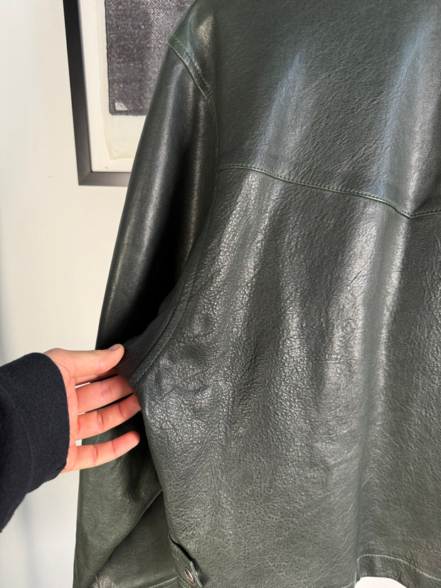 RARE GRAIL AUTUMN/WINTER 2022 "BOTTLE GREEN" WESTERN JACKET BRAND NEW WITH TAGS & GARMENT BAG