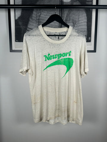 80's ULTRA PAPER THIN SEMI SHEER NEWPORT SHIRT