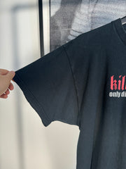 90'S KILL YOUR IDOLS "ONLY DICKS DONT LIKE BLACK FLAG" SHIRT