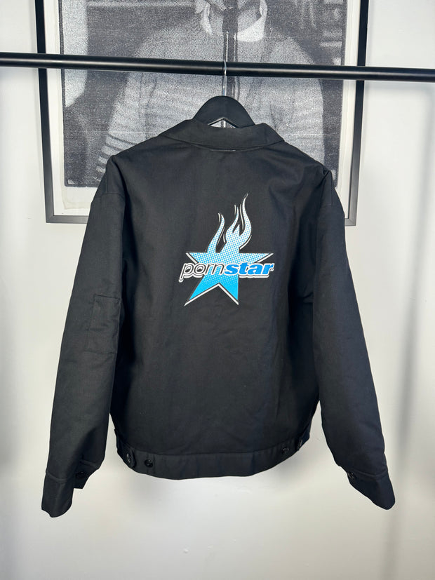 90'S GRAIL QUILTED PORN STAR SKATEBOARDS x DICKIES LOGO JACKET
