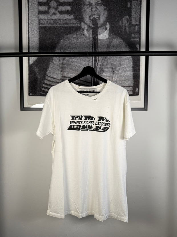 THE LAST BRAND NEW ICONIC SPRING/SUMMER 2016 "ERD" LOGO HAND DISTRESSED SHIRT