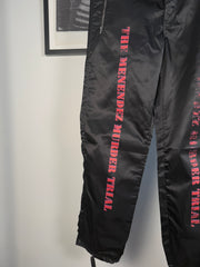 ICONIC FALL/WINTER 2019 "MENENDEZ MURDER TRIAL" ITALIAN NYLON SHOOTER PANTS