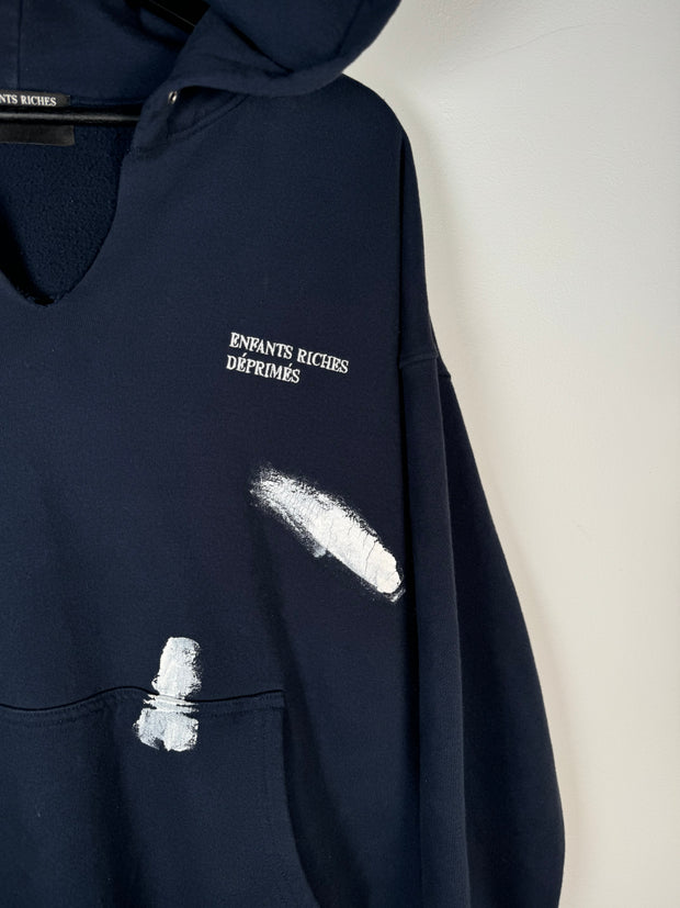 RARE FALL/WINTER 2019 "PEINTURE" HAND PAINTED LOGO HOODIE
