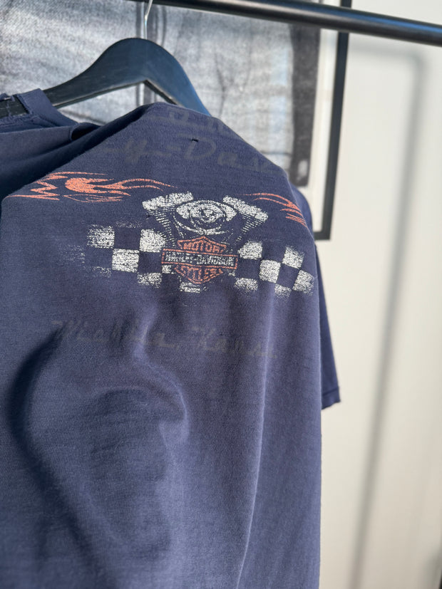 90'S BLOWN OUT HARLEY DAVIDSON WICHITA EAGLE SHIRT