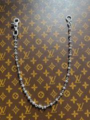 ULTIMATE GRAIL LONGEST SIZE 2022 VIP SPECIAL ORDER 26-LINK CROSS BALL WALLET CHAIN IN .925 SILVER