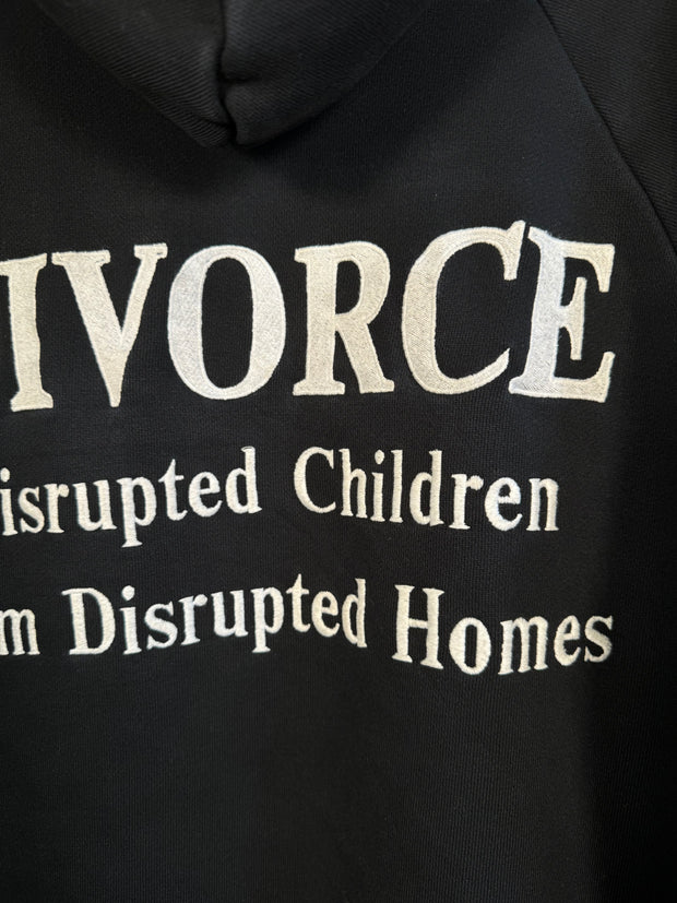 ULTIMATE GRAIL FALL/WINTER 2017 GOLDEN ERA BLACK "DIVORCE" HOODIE