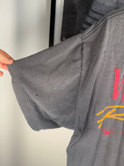 90’s INSANE THRASHED & FADED DOUBLE COLLAR “WINSTON RACING” POCKET SHIRT