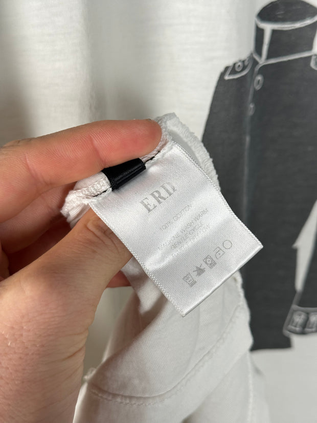 EXTREMELY RARE SPRING/SUMMER 2020 CANCELLED MISPRINT "79 RUE CHARLOT / DEPRIMIS" PARIS STORE OPENING SHIRT