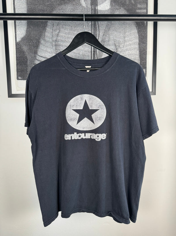 ORIGINAL FADED & WORN IN ENTOURAGE HBO LOGO T-SHIRT