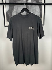 VINTAGE FADED HEAVYWEIGHT "BLACK FLAG" EMBROIDERED SHIRT