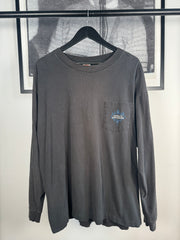 ICONIC CYBER ICE FLAME / EVIL POLAR BEAR HARLEY DAVIDSON ALASKA LONG SLEEVE