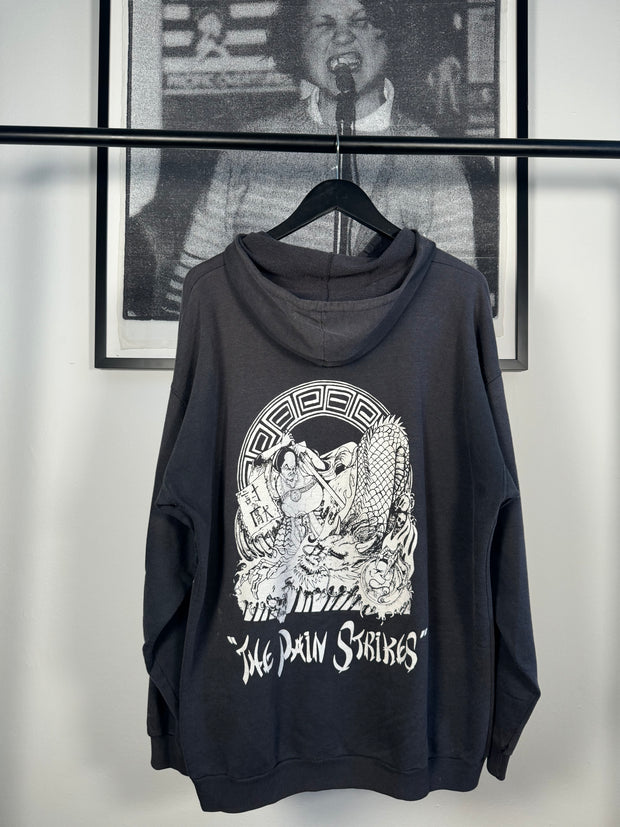 VINTAGE GRAIL 90's SICK OF IT ALL NY "WHEN THE PAIN STRIKES" HOODIE