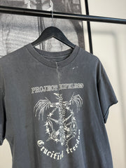 UNBELIEVABLE 2002 DENTAL FLOSS REPAIRED SWEDISH HARDCORE PUNK "PROJECT HOPELESS" SHIRT