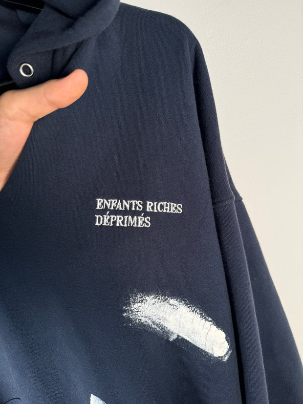 RARE FALL/WINTER 2019 "PEINTURE" HAND PAINTED LOGO HOODIE