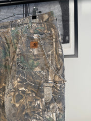 PERFECTLY WORN IN ERD REFERENCE 90s CARHARTT REAL TREE CAMO CARPENTER PANTS