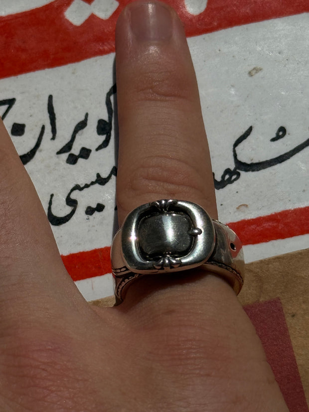 RARE 2025 SOLD OUT BRAND NEW w/ BOX & RECEIPT .925 SILVER GUNSLINGER RING IN SIZE 10