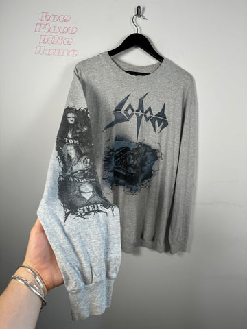GRAIL 90'S GERMAN BLACK METAL "SODOM" LONG SLEEVE SHIRT