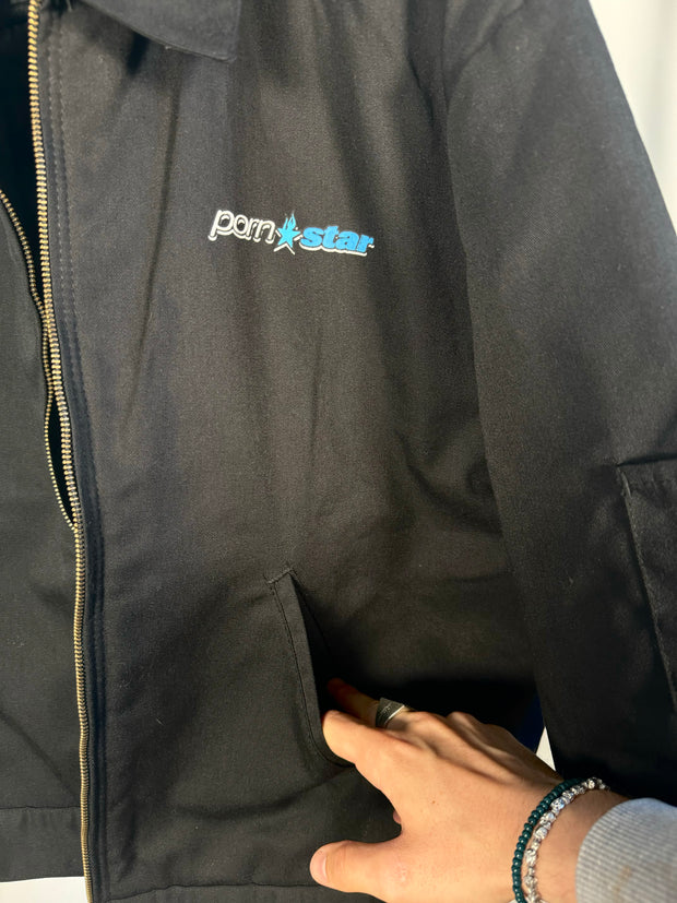90'S GRAIL QUILTED PORN STAR SKATEBOARDS x DICKIES LOGO JACKET