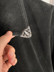 ULTIMATE CHROME GRAIL 1991 SUEDE .925 SILVER CUFF WESTERN FLEUR JACKET