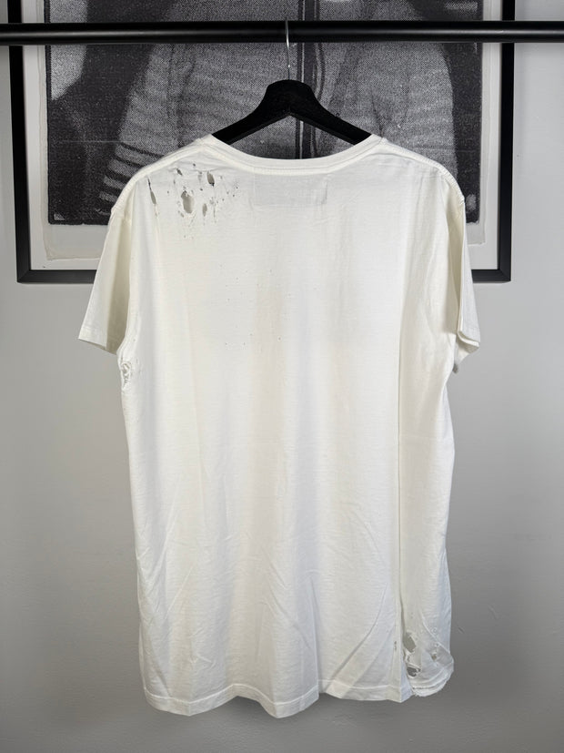 THE LAST BRAND NEW ICONIC SPRING/SUMMER 2016 "ERD" LOGO HAND DISTRESSED SHIRT