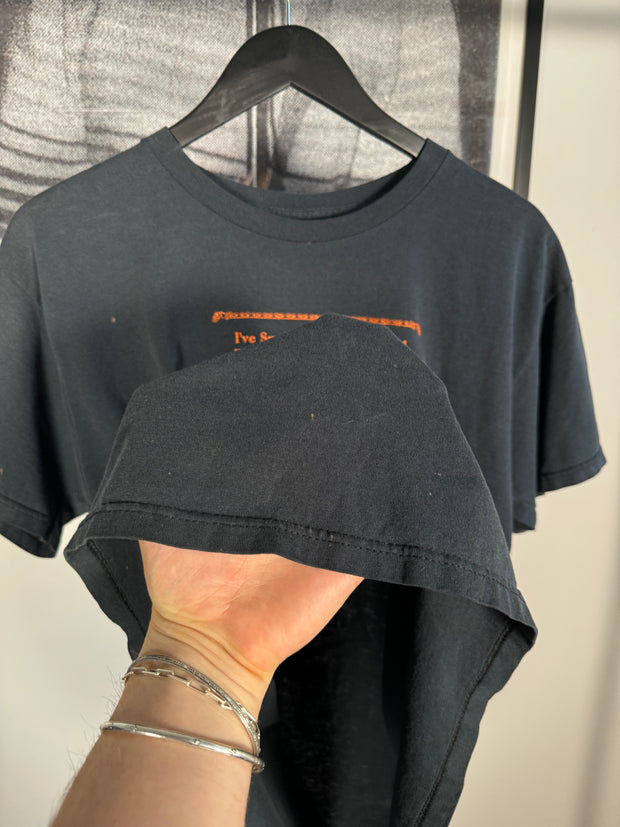 INSANELY VULGAR "SMOKED DOPE / CHEWED ROPE" BIKE SHOP SHIRT