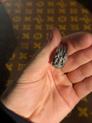 BEAUTIFULLY ICONIC EARLY 2000's DAGGER RING w/ PERFECT PATINA