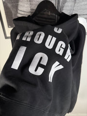 ULTIMATE GRAIL RAREST SIZE FALL/WINTER 2022 "GOTH GIRL SUCKS SOUL THROUGH DICK" ACID WASH VINTAGE TREATMENT HOODIE