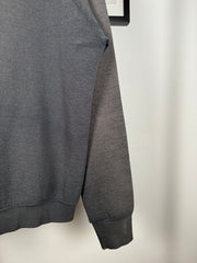 UNBELIEVABLE 80s PERFECTLY THRASHED & FADED "SOUTH SIDE" GOTHIC EMBROIDERY HOODIE