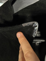 ULTIMATE CHROME GRAIL 1991 SUEDE .925 SILVER CUFF WESTERN FLEUR JACKET