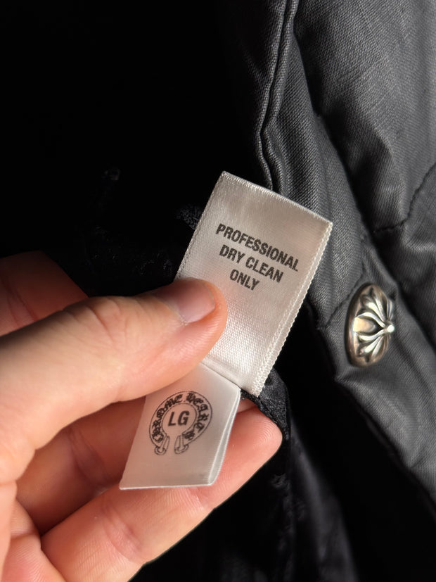 ULTIMATE GRAIL EARLY 2000's MINK COLLAR WAXED COTTON UTILITY JACKET