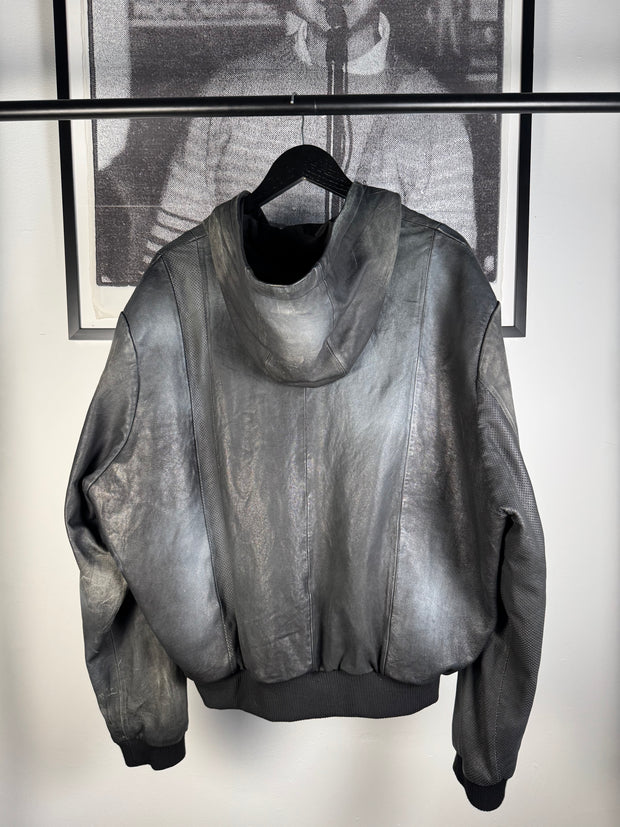 INSANE FALL/WINTER 2024 AGED SHEEPSKIN ASSEMBLAGE PANEL JACKET BRAND NEW WITH TAGS