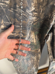 ULTIMATE GRAIL LONGEST SIZE 2022 VIP SPECIAL ORDER 26-LINK CROSS BALL WALLET CHAIN IN .925 SILVER